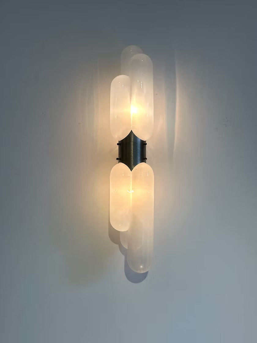 Paire d'appliques modèle "Torpedo" de Carlo Nason, années 1960