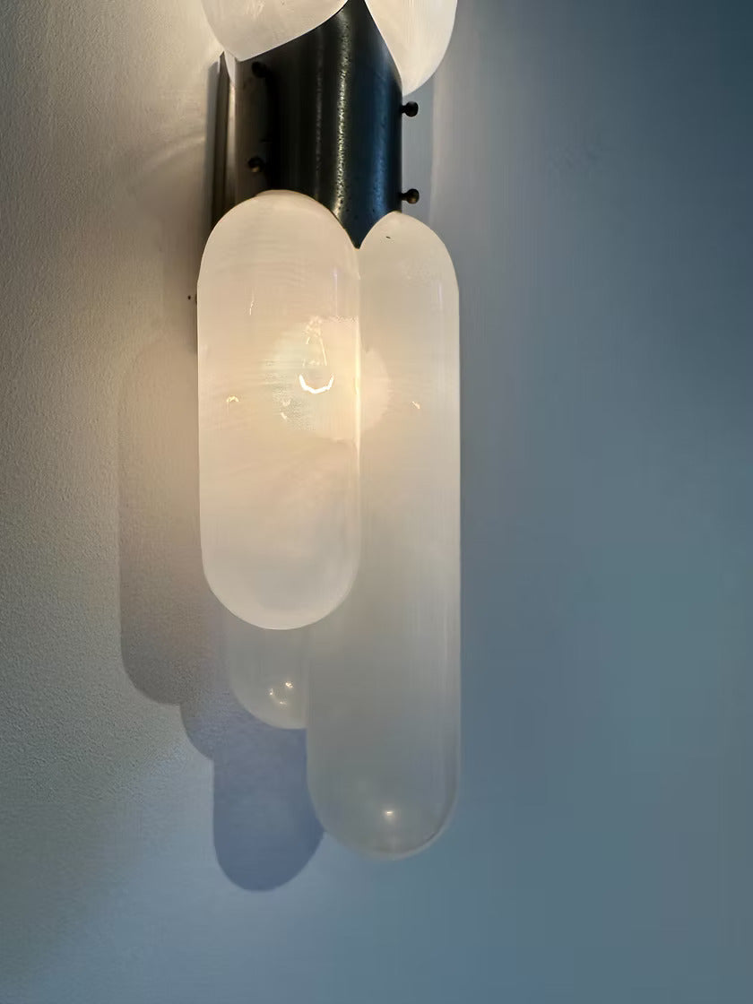 Paire d'appliques modèle "Torpedo" de Carlo Nason, années 1960