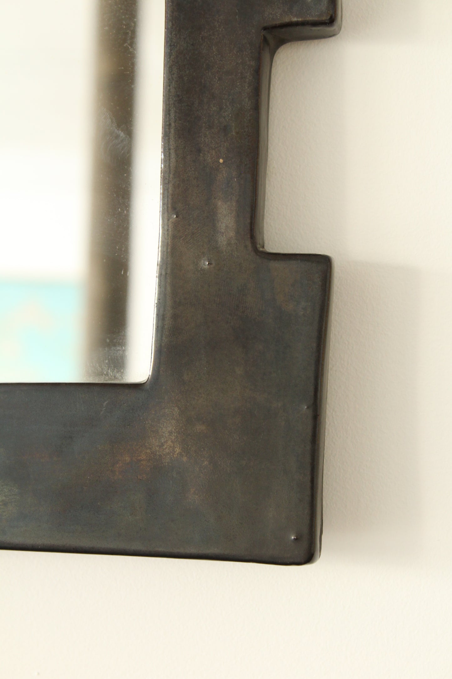 Miroir en céramique, années 1960