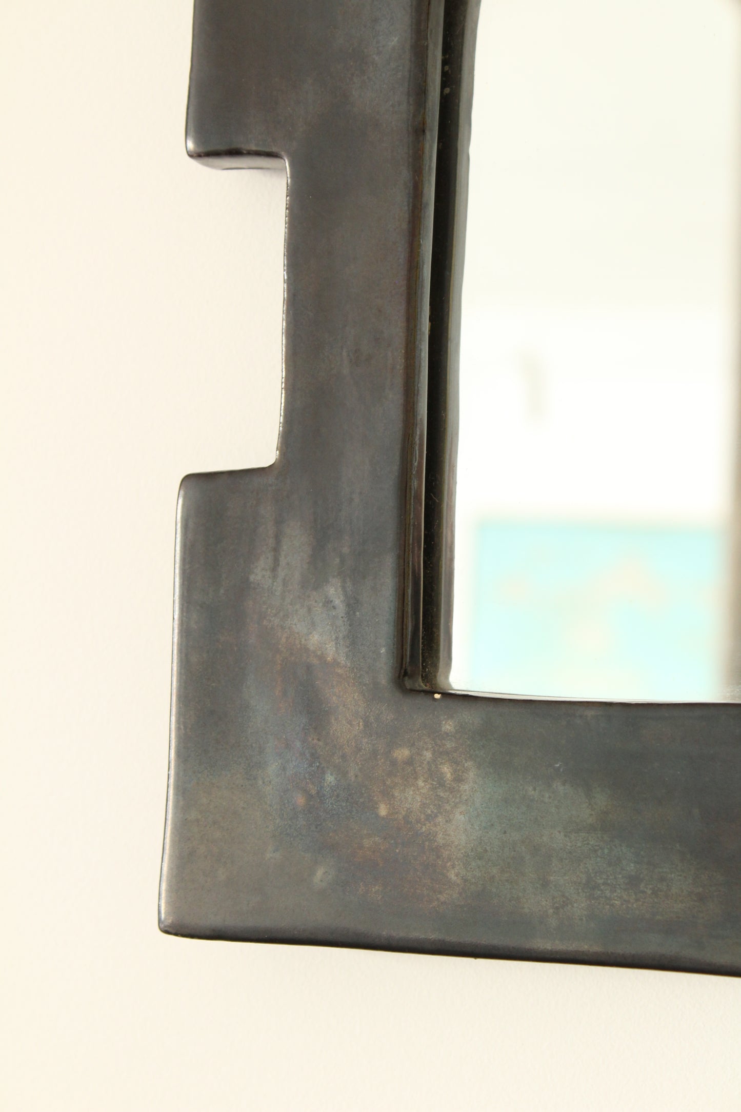 Miroir en céramique, années 1960