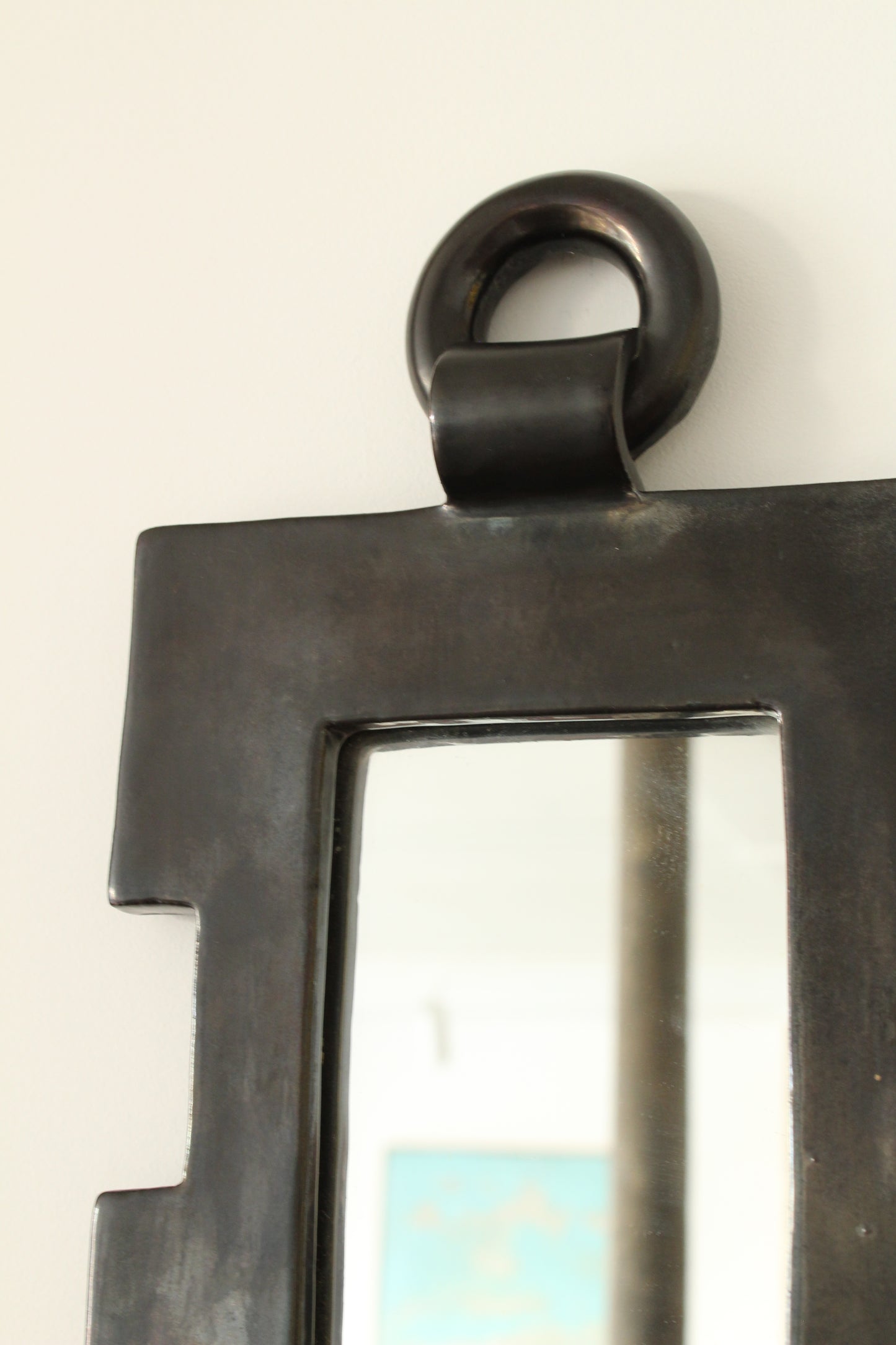 Miroir en céramique, années 1960