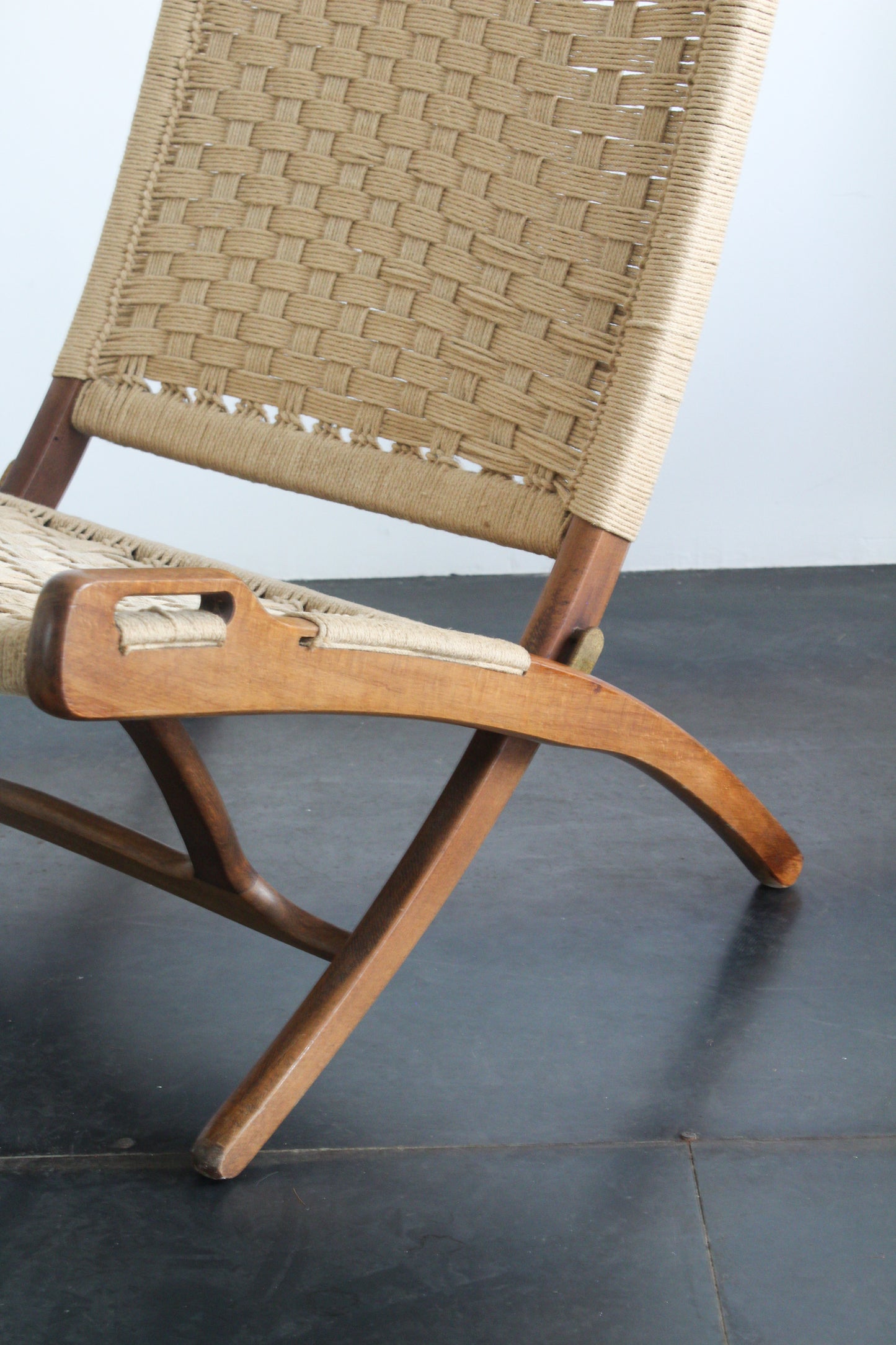 Chaise pliante Ebert Wels, années 1950