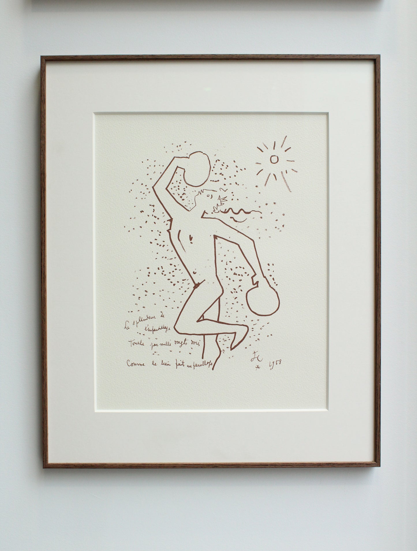Lithographie de Jean Cocteau