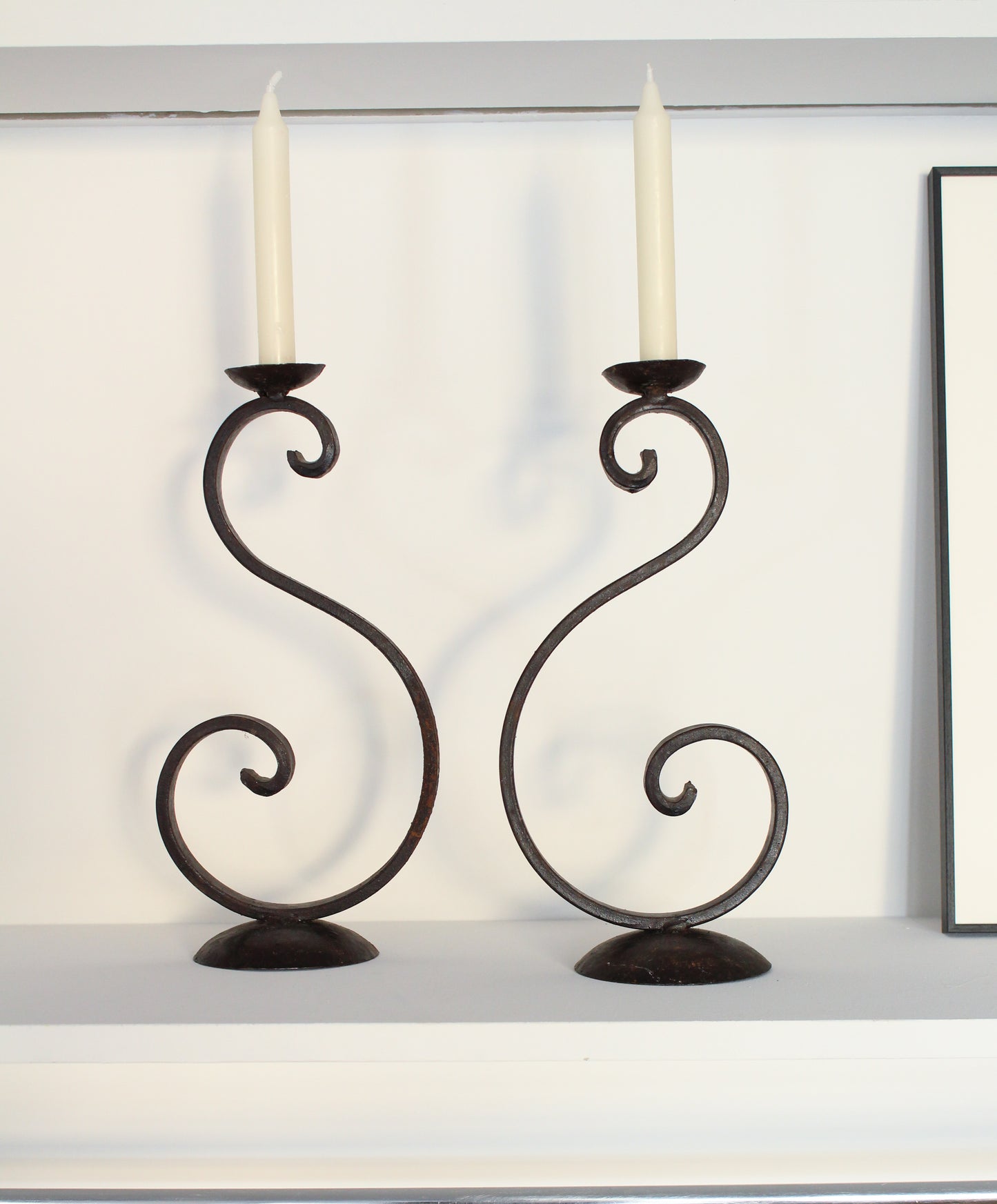 DESIGN FRANCAIS | Paire de bougeoirs