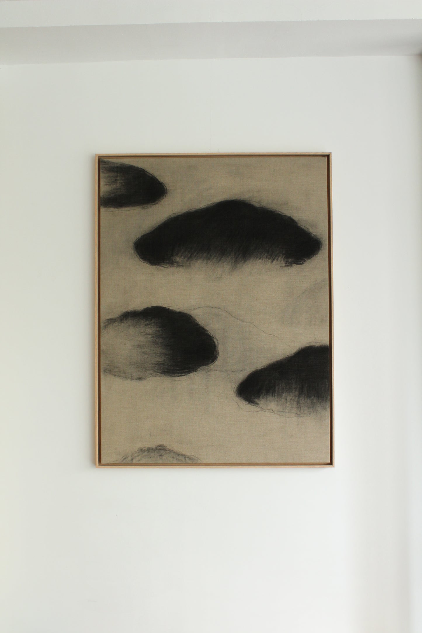 Nuages noirs sur lin I