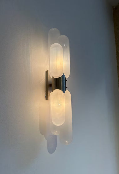 Paire d'appliques modèle "Torpedo" de Carlo Nason, années 1960