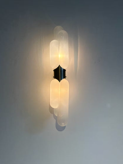 Paire d'appliques modèle "Torpedo" de Carlo Nason, années 1960