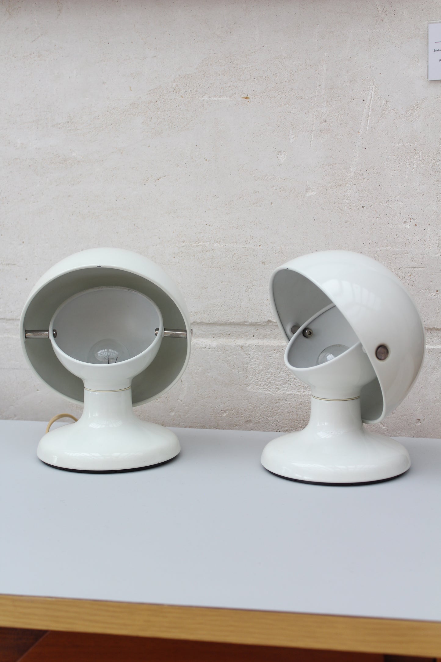 Pair of lamps by Afra & Tobia Scarpa, 1960s