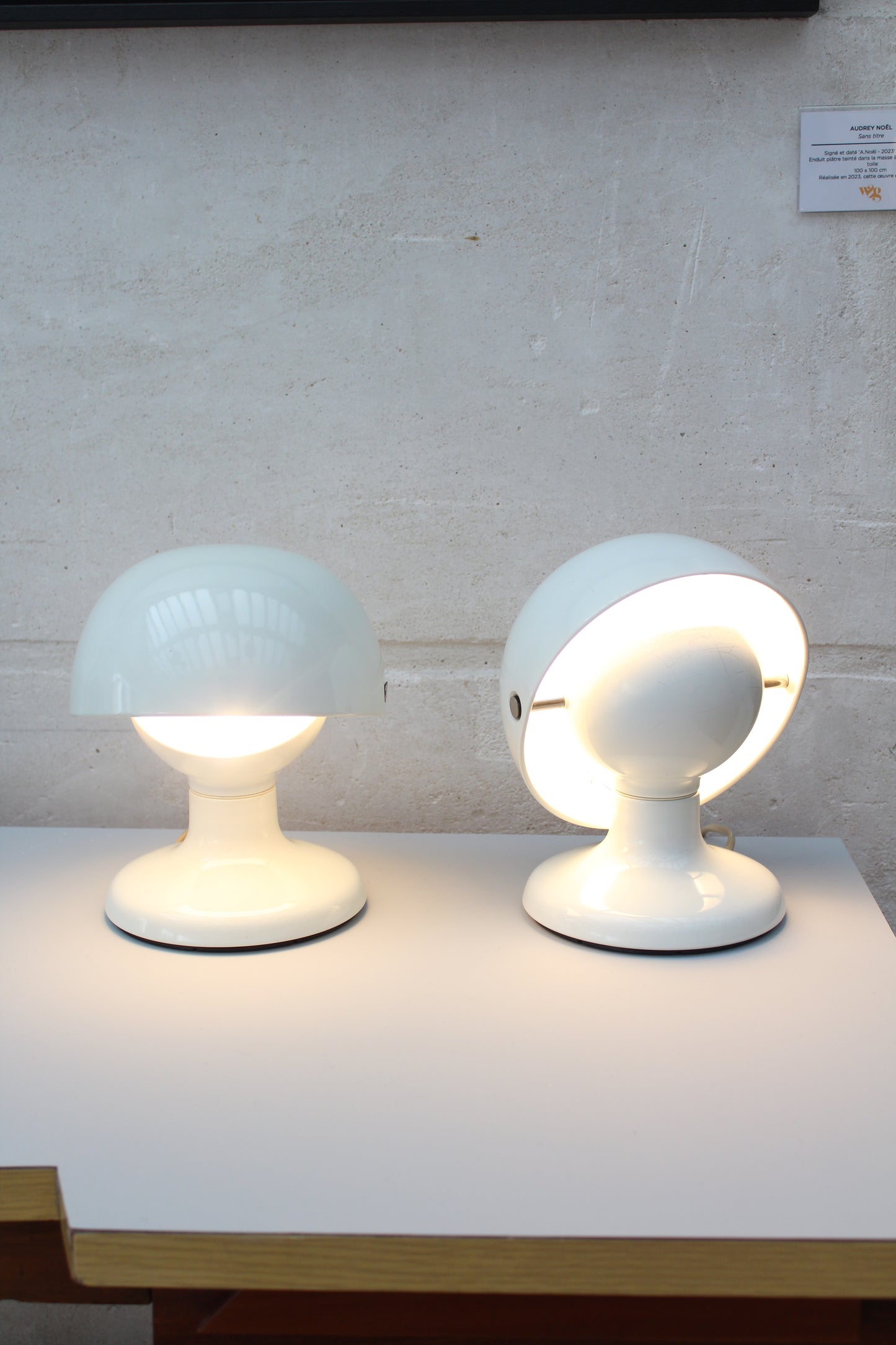 Pair of lamps by Afra & Tobia Scarpa, 1960s