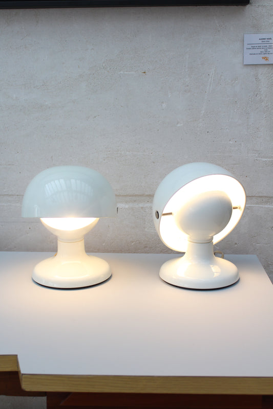 Paire de lampes d'Afra & Tobia Scarpa, années 1960