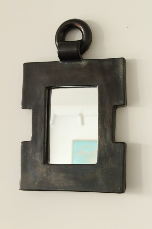 Miroir en céramique, années 1960