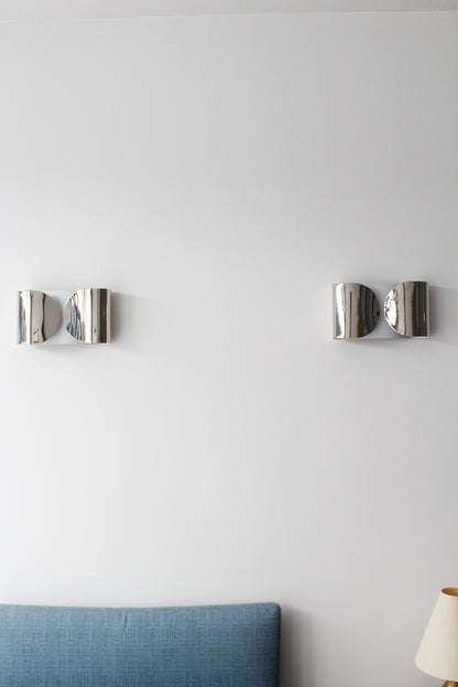 Paire d'appliques d'Afra et Tobia Scarpa, années 1970