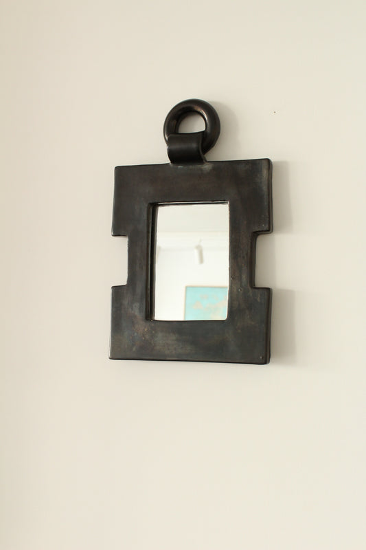 Miroir en céramique, années 1960