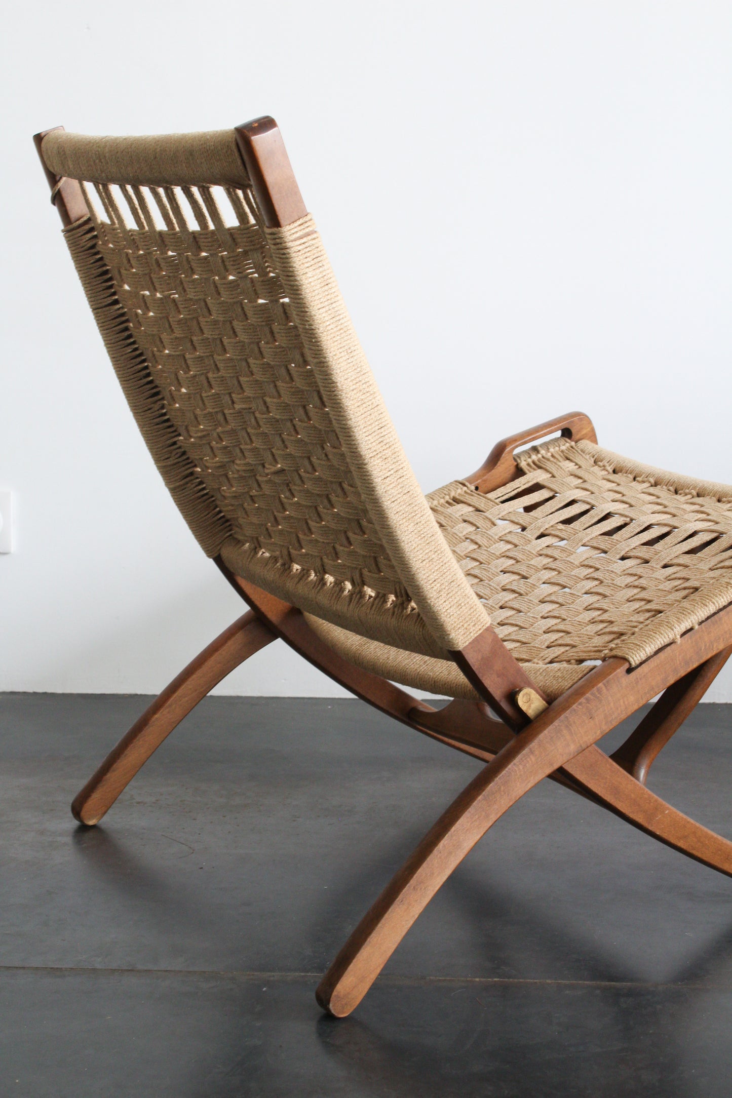 Chaise pliante Ebert Wels, années 1950