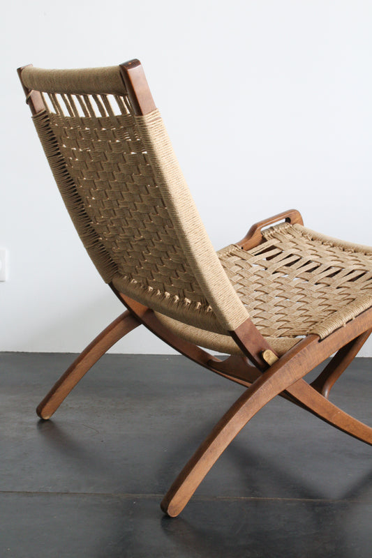 Chaise pliante Ebert Wels, années 1950