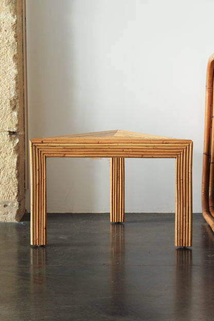 VIVAI DEL SUD - Pair of rattan side tables