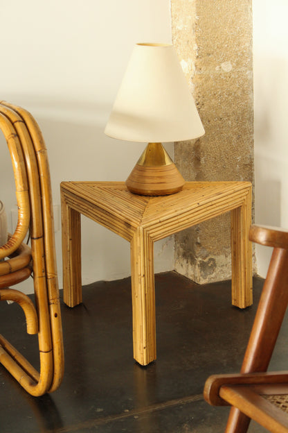 VIVAI DEL SUD - Pair of rattan side tables