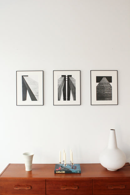 AMLETO LORENZINI | Triptyque Iri Cariatidi dell'Autostrada