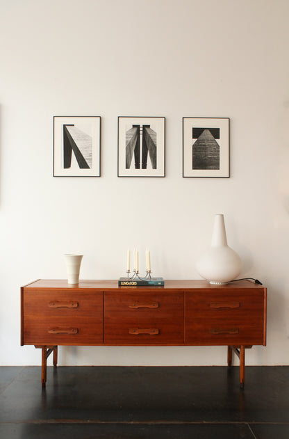 AMLETO LORENZINI | Triptyque Iri Cariatidi dell'Autostrada