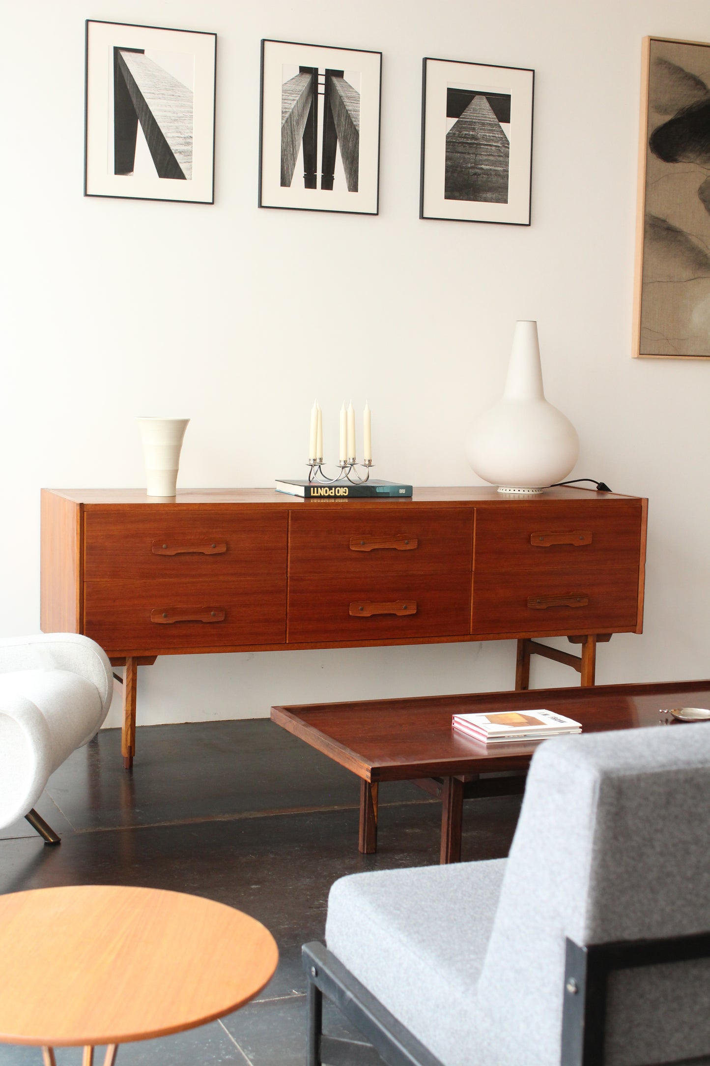 AMLETO LORENZINI | Triptyque Iri Cariatidi dell'Autostrada