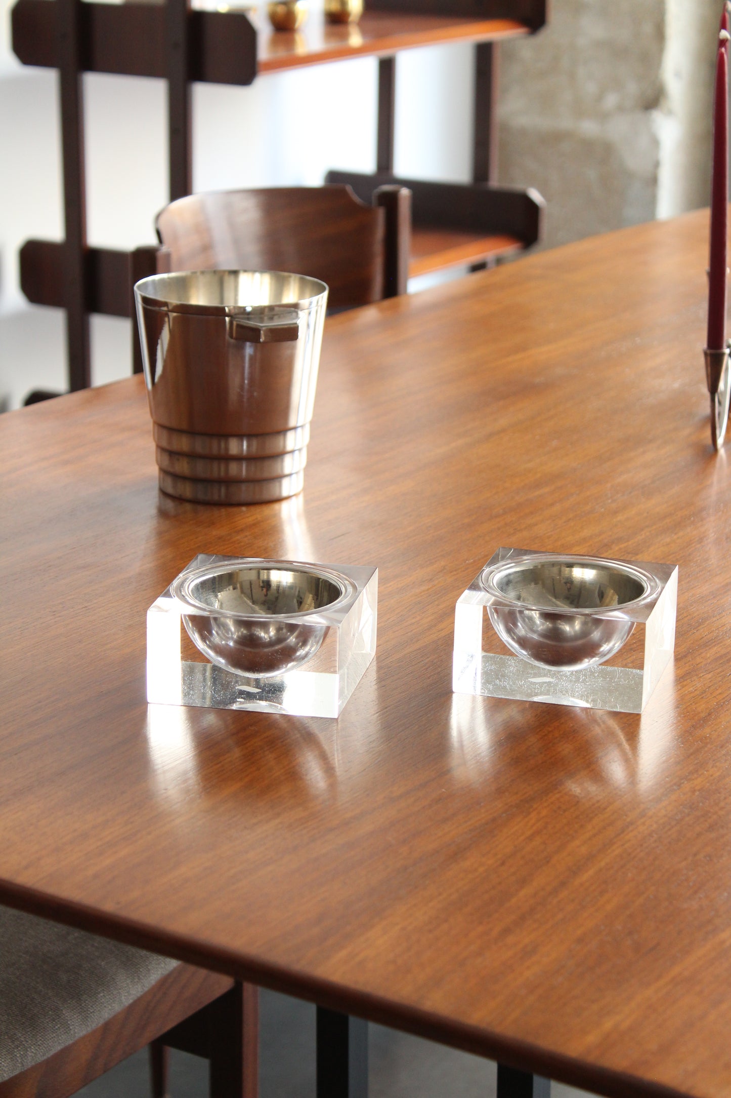 ITALIAN DESIGN | Pair of valet trays