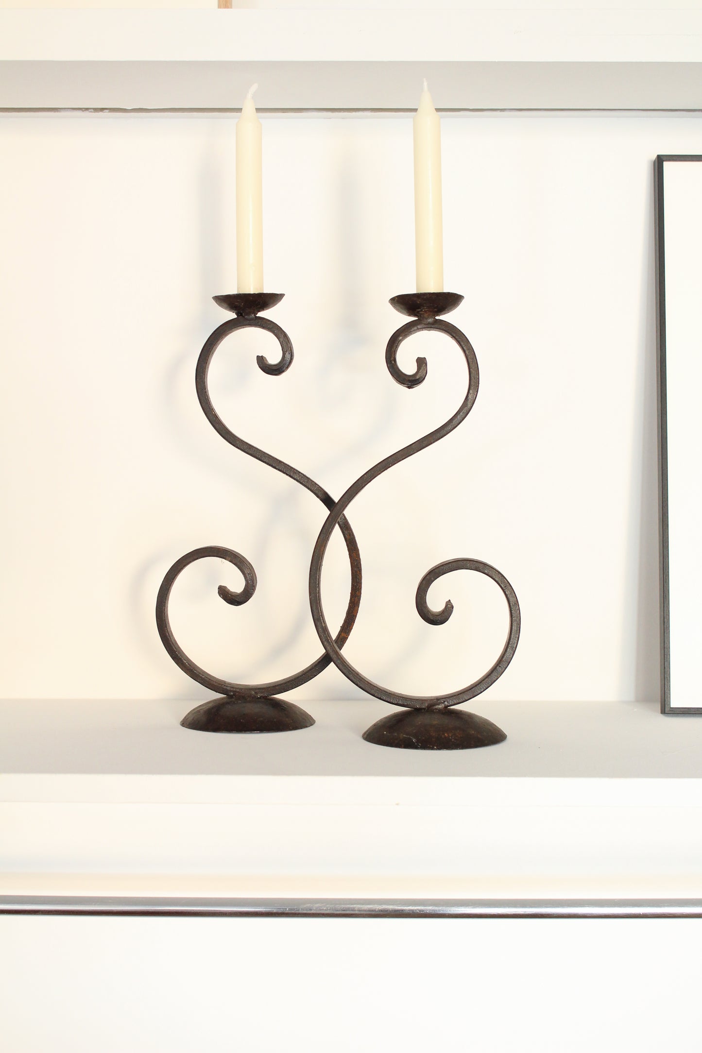 DESIGN FRANCAIS | Paire de bougeoirs