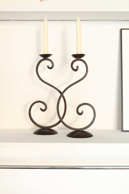 DESIGN FRANCAIS | Paire de bougeoirs
