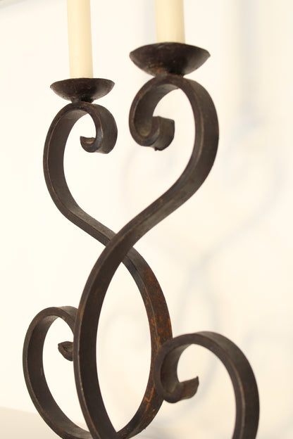 DESIGN FRANCAIS | Paire de bougeoirs